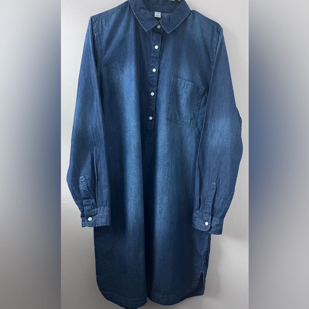 Old Navy Dark Blue Denim Dress
